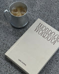 Load image into Gallery viewer, Lined Journal with text on a concrete surface next to a metal cup with a coffee.